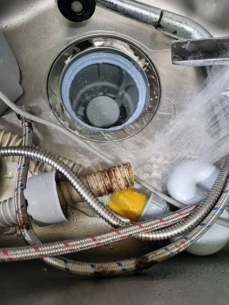 싱크대 배수구교체